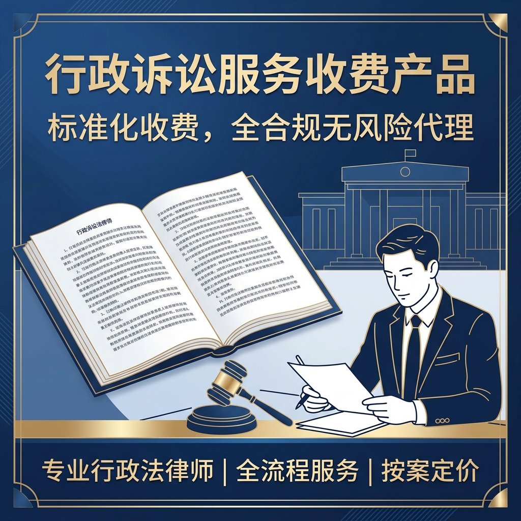 行政诉讼服务收费产品
