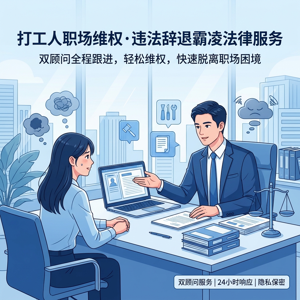 打工人职场维权&middot;违法辞退霸凌法律服务