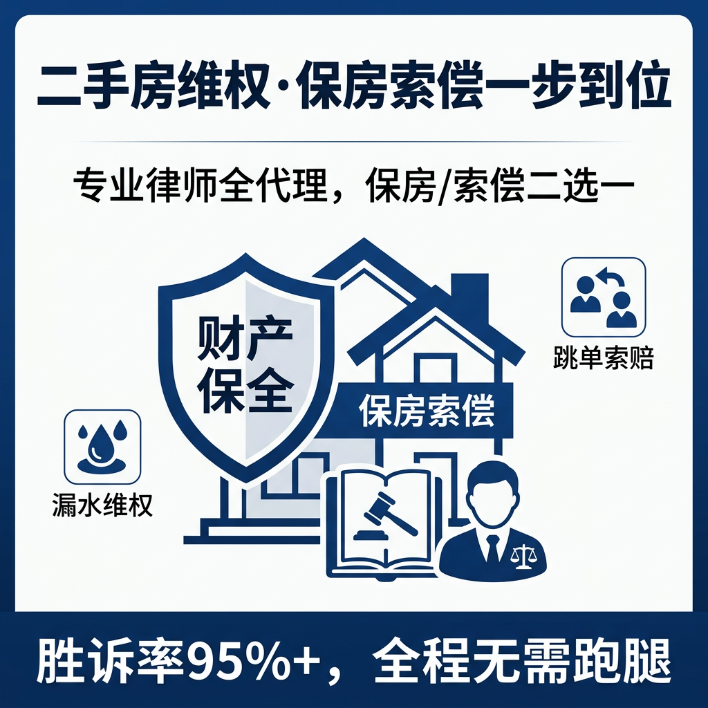 二手房维权&middot;保房索偿一步到位