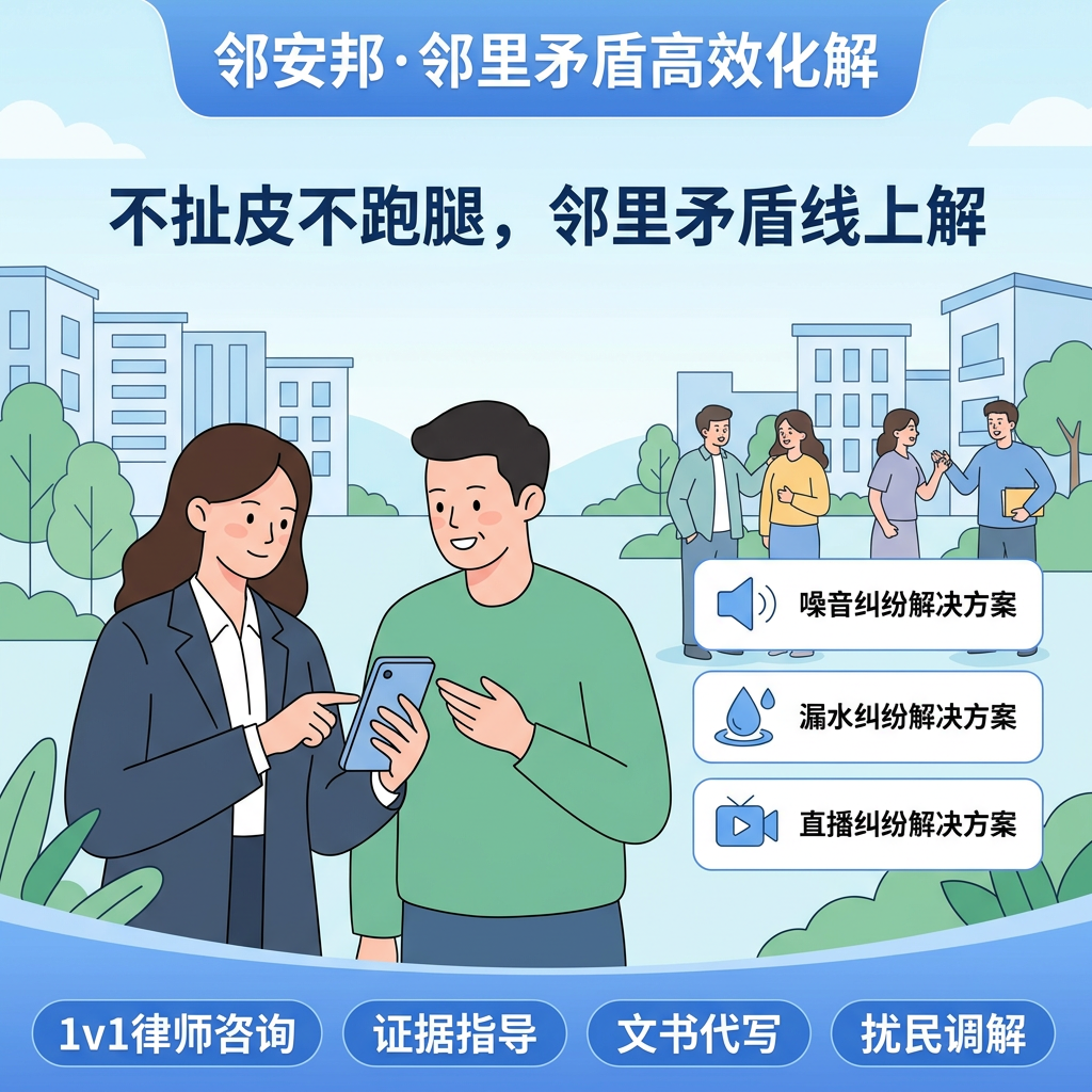 邻安邦&middot;邻里矛盾高效化解