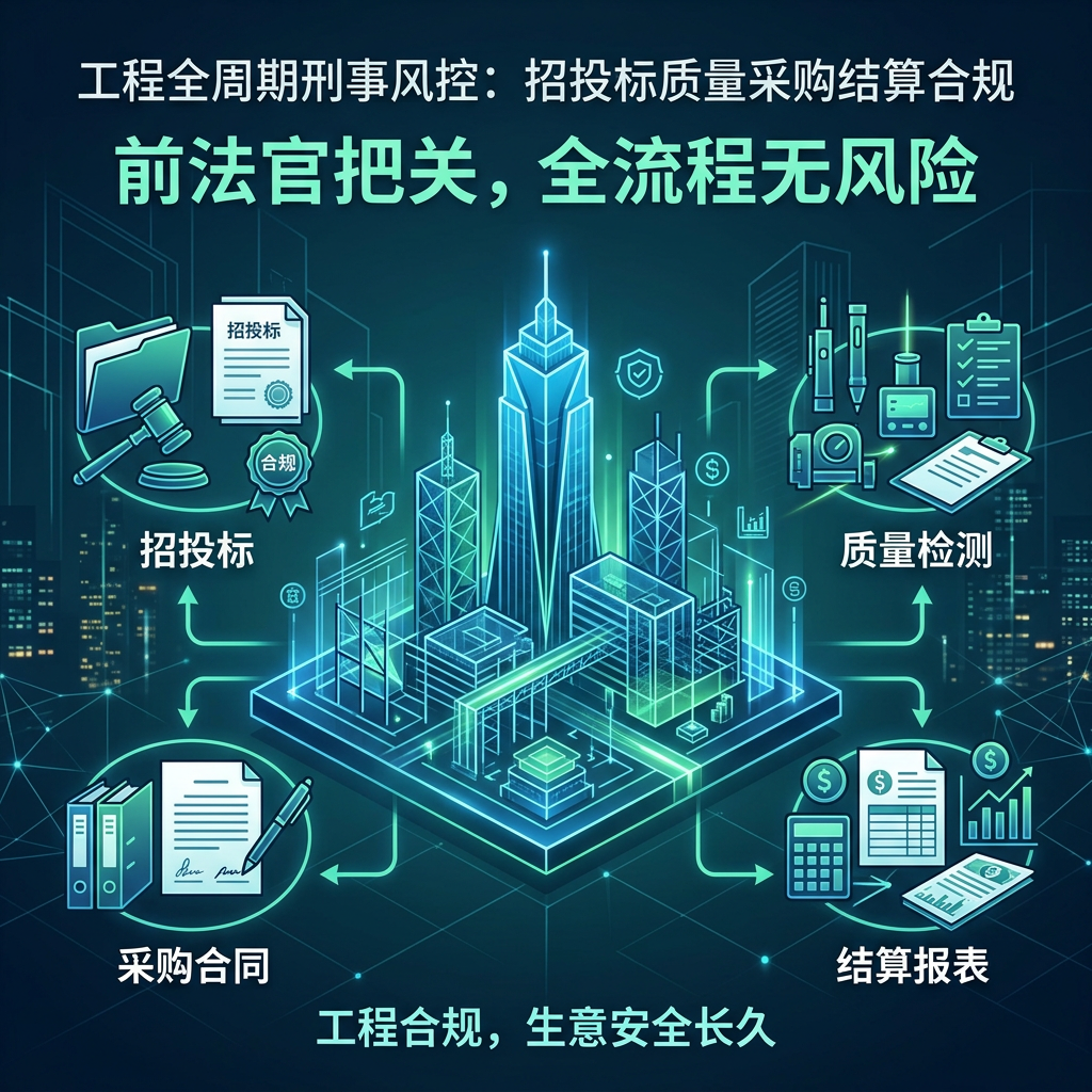 工程全周期刑事风控：招投标质量采购结算合规