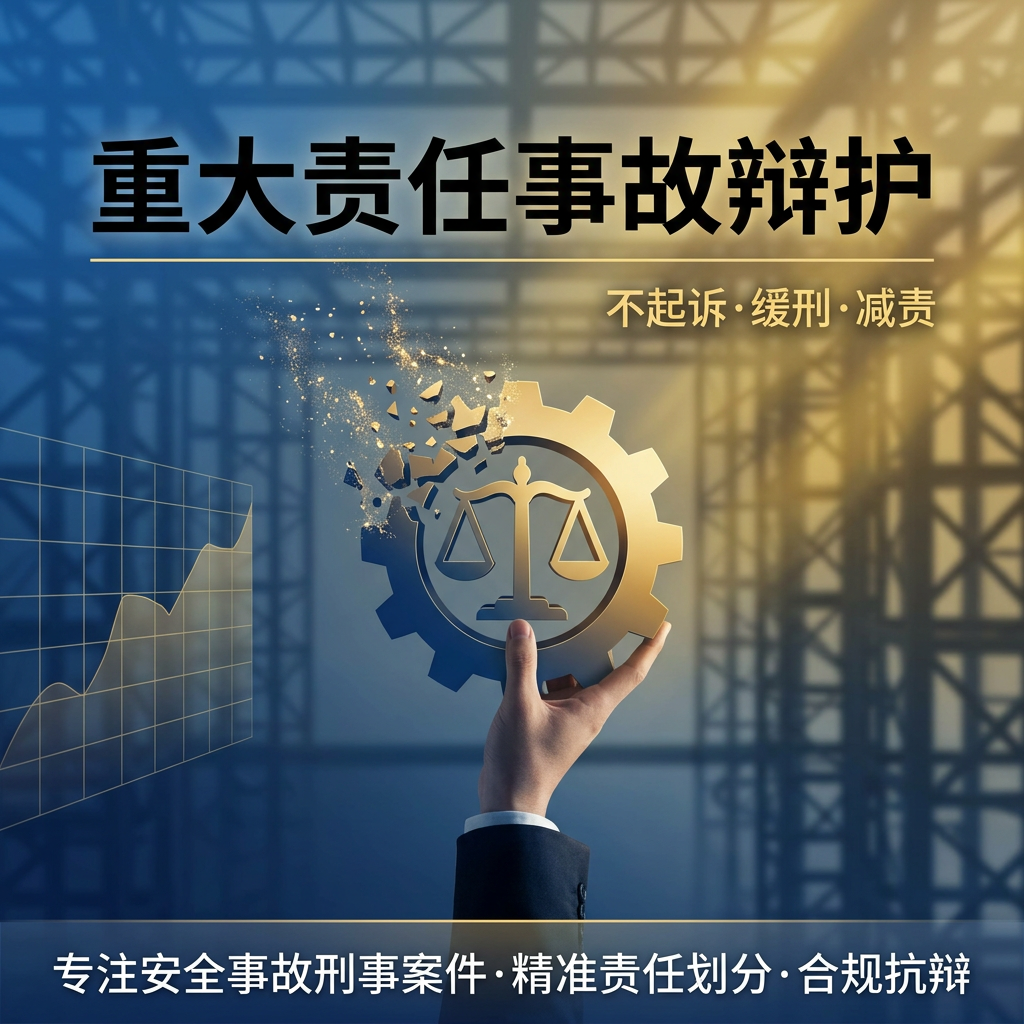 重大责任事故案不起诉  缓刑辩护专项服务
