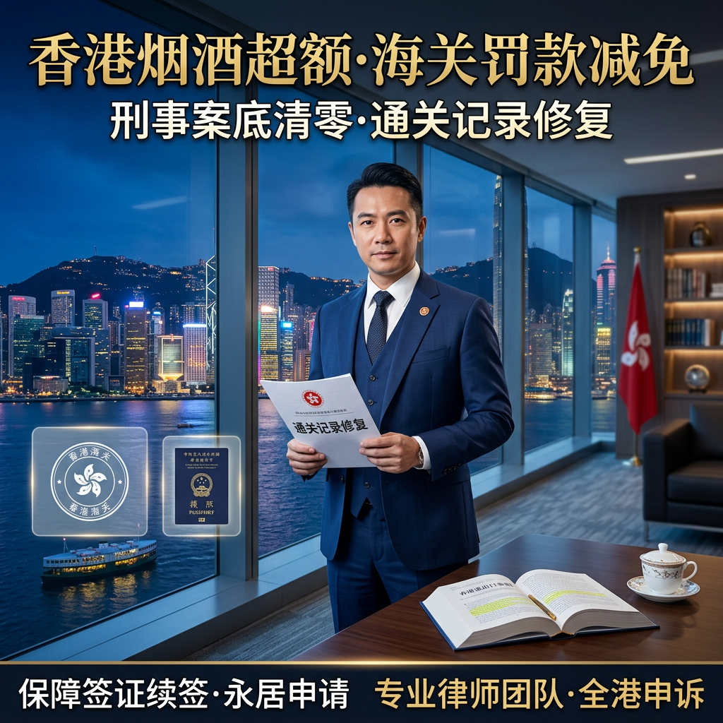 香港烟酒超额海关罚款减免通关记录修复专业服务