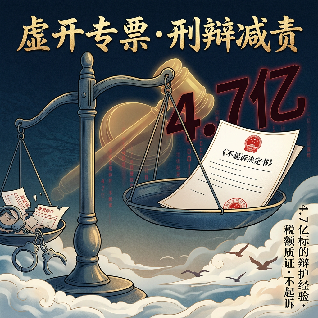 虚开增值税专用发票案刑事辩护与减责服务