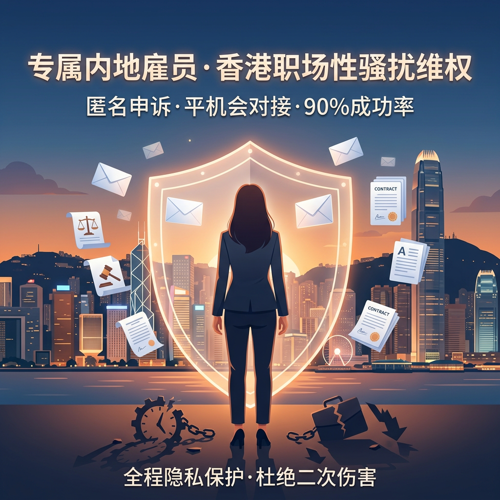专属内地雇员香港职场性骚扰维权：匿名申诉服务