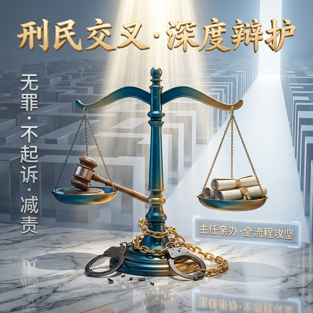 刑民交叉疑难案全流程深度辩护与代理服务